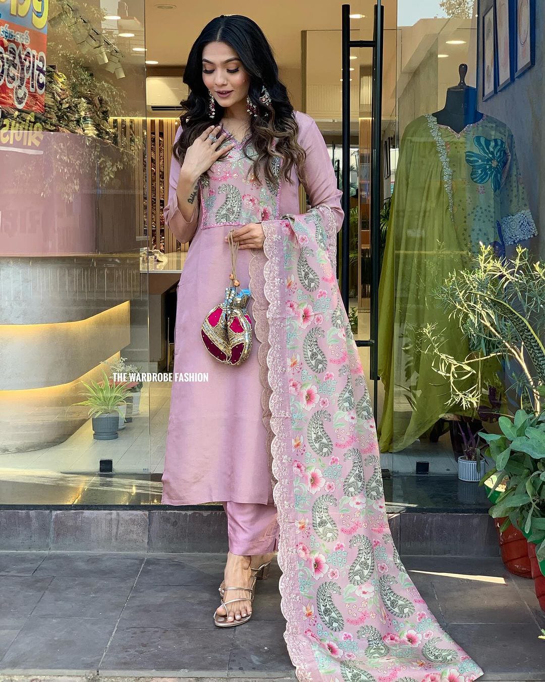 Mt Chanderi Silk Printed Kurti With Bottom Dupatta Wholesalers In Delhi

